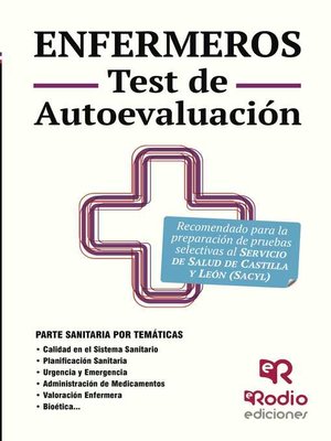 cover image of Enfermeros. Test de Autoevaluación. Servicio de Salud de Castilla y León